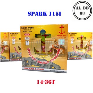 ชุดโซ่สเตอร์ หน้า+หลัง SPARK 115I (14-36T)