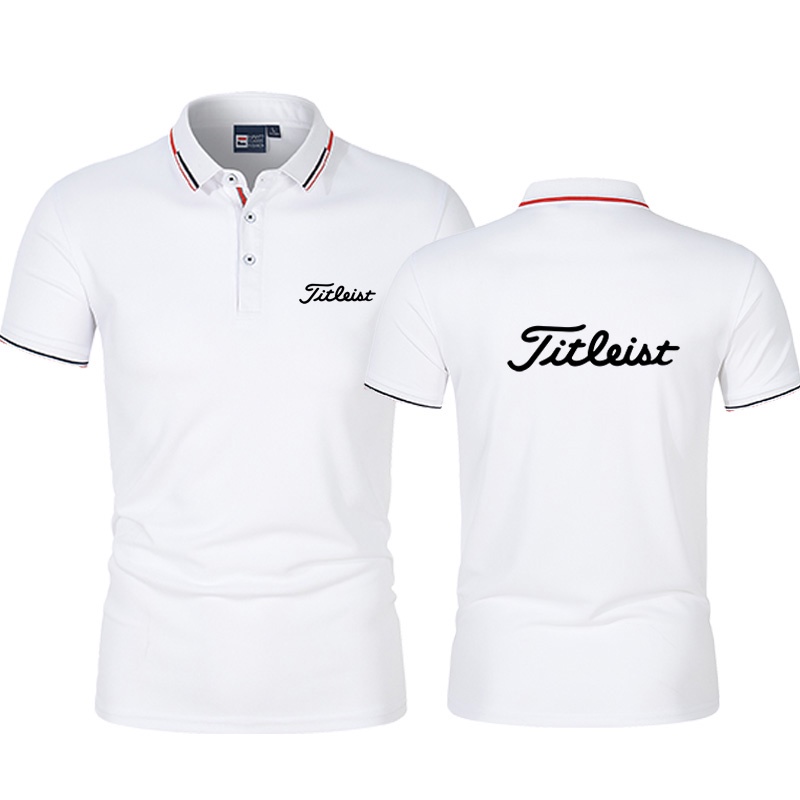 New Men's Golf Shirts Quick-drying Breathable Polo Shirt Polyester/spandex Short Sleeve Tops Wear Man T 2022 Summer #1