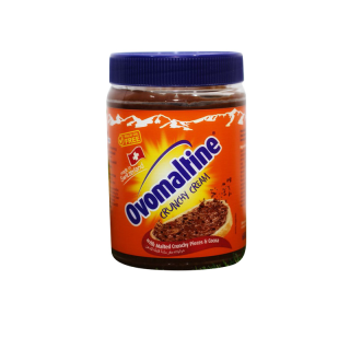 (ขวดใหญ่ คุ้มกว่า) แยมโอ Ovomaltine crunchy cream 680 g. (ขวดพลาสติก) PET Exp. 15/03/2022