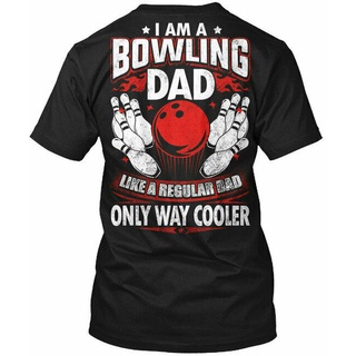 เสื้อผ้าผชเสื้อยืดโบว์ลิ่ง Dad CoolerS-5XL