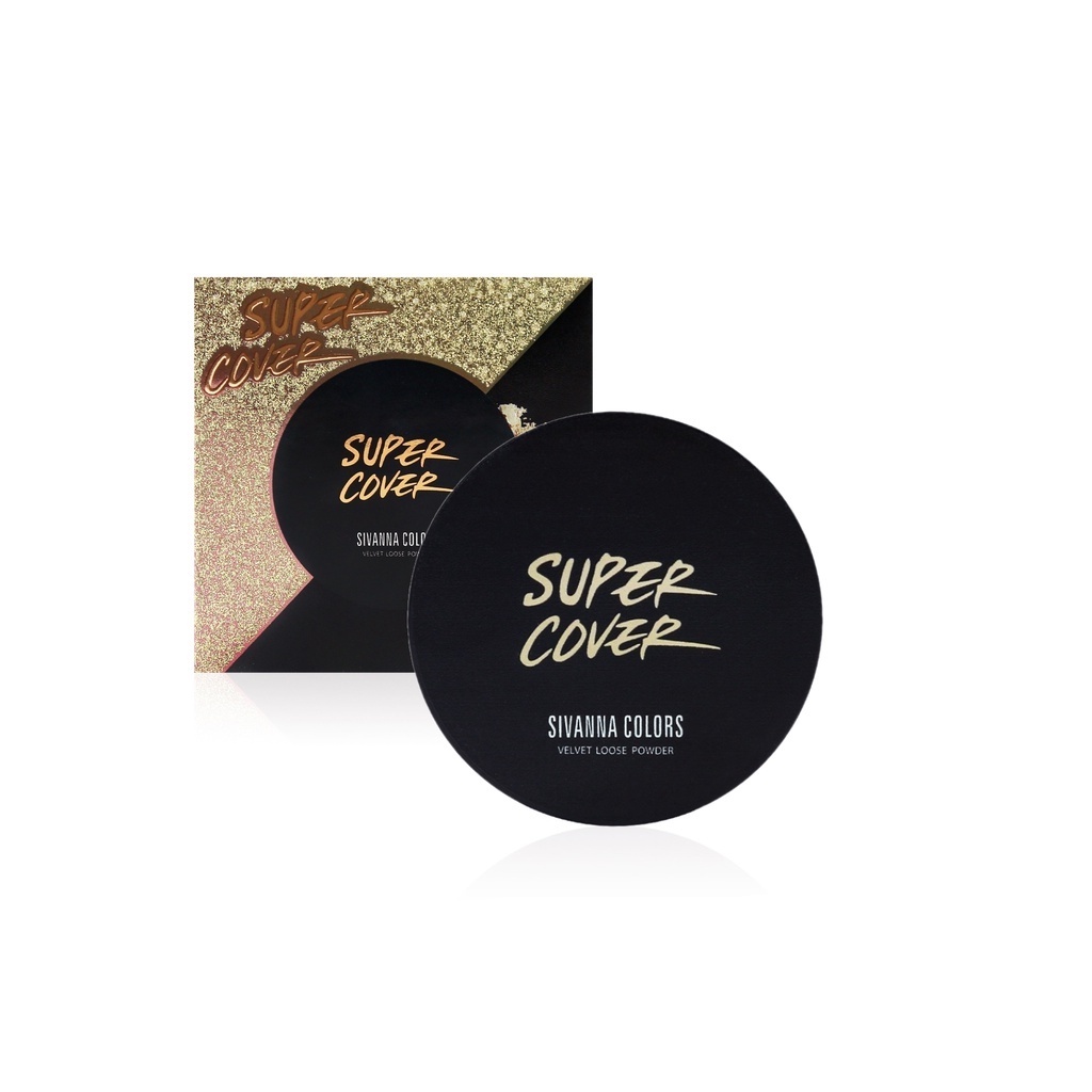 Sivanna Velvet Loose Powder UV25 #HF6050 : ซิวานน่า แป้งฝุ่น เวลเวท ลูช พาวเดอร์ แป้งทาหน้า x 1 ชิ้น