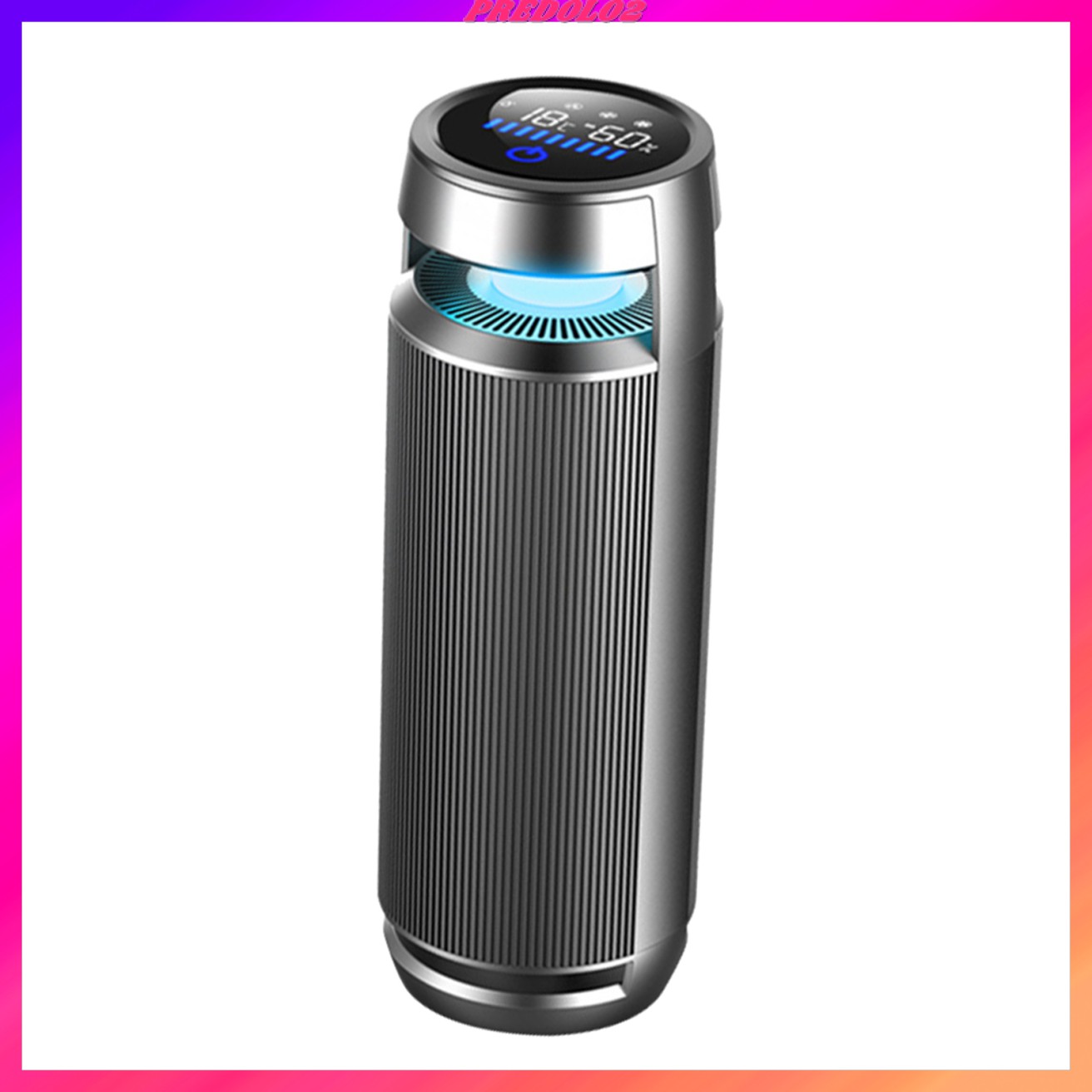 [PREDOLO2] Portable Mini Car Air Purifier Remove Dust HEPA Filter Fresh