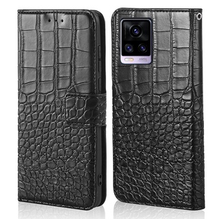 เคสโทรศัพท์มือถือหนังจระเข้ แบบฝาพับ สําหรับ Vivo V20 2021 V20 V2025 V20 Pro