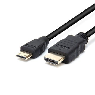 สาย mini HDMI ใช้ได้กับกับหลายอุปกรณ์ มี 2 ขนาดในเส้นเดียว