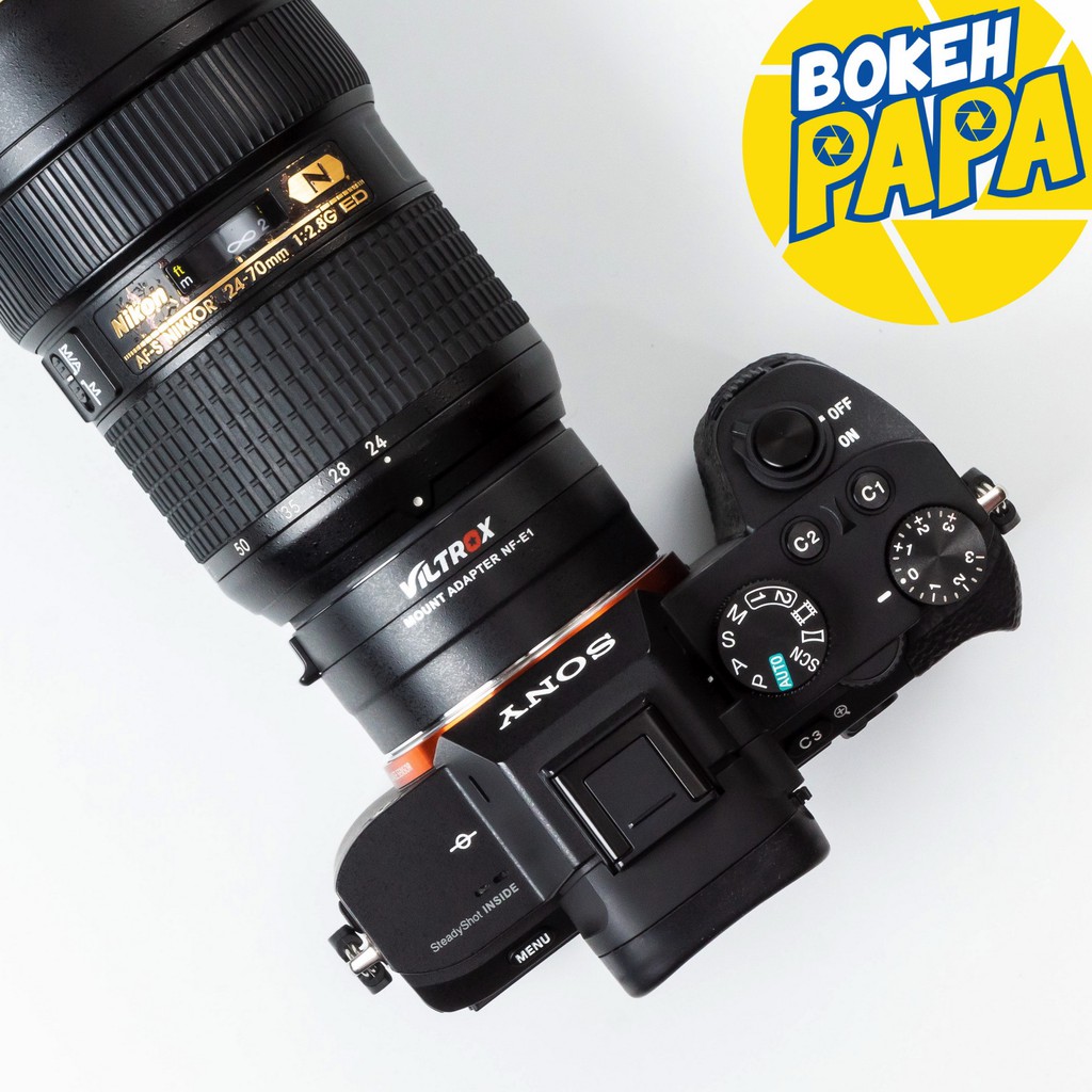 VILTROX NF-E1 ออโต้โฟกัส อะแดปเตอร์ Auto Focus Lens Adapter ( NIKON - Sony ) ( NF-E ) ( NF-NEX ) ( NF- FE ) ( NF NEX )