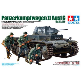 Tamiya 1/35 TA35299 PANZERKAMPFWAGEN II AUSF.C