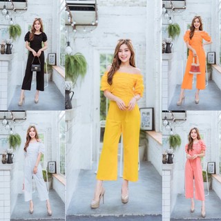 Jumpsuit จั้มสูทเปิดไหล่ ทรงสวยมาก