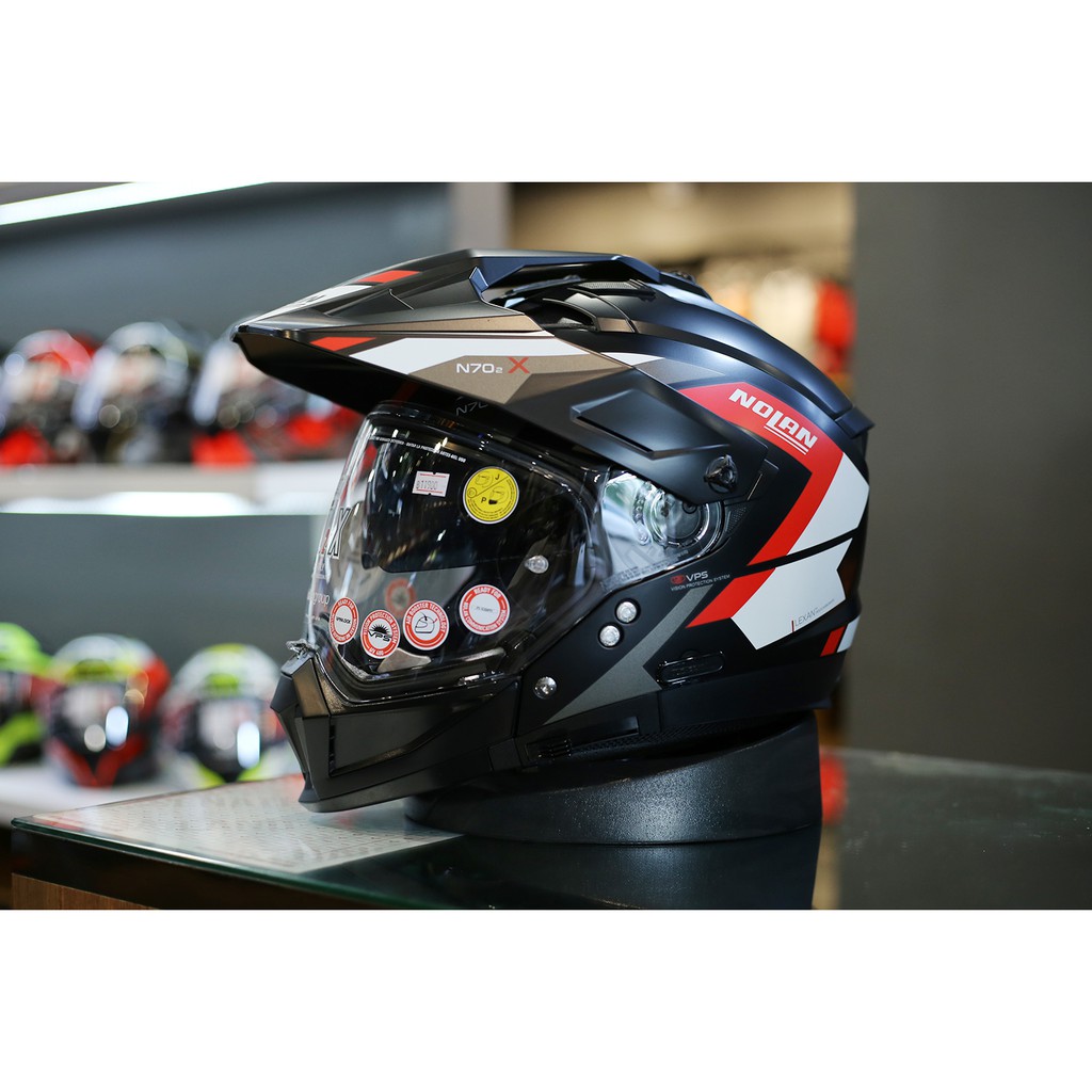 NOLAN N70-2 X CLASSIC GRANDES ALPES FLAT BLACK