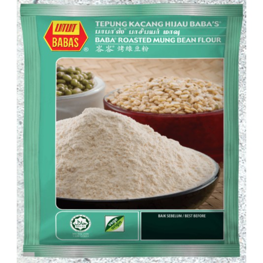 BABA Mung Bean Flour 500G 峇峇绿豆粉 Tepung Kacang Hijau BABA'S