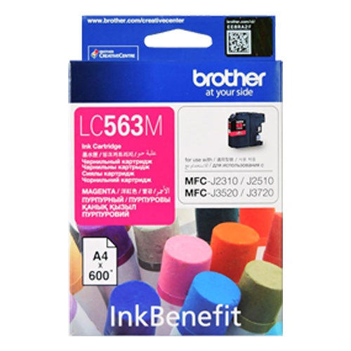 Brother LC563M หมึกแท้ ใช้กับเครื่องปริ๊นรุ่น MFC-J2310/ J2510/ J3520/ J3720