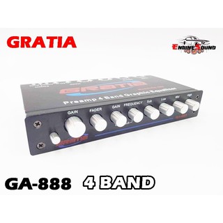 ปรี 4 แบนด์ Gratia รุ่น GA-888 ราคา1150 บาท เสียงใสเบสหนัก คุ้มค่าคุ้มราคามากๆ