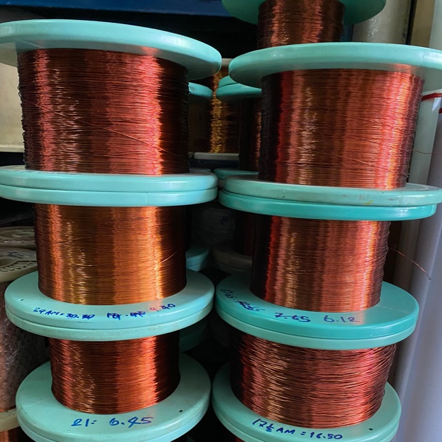 (1 kg) #10-29AMW ลวดทองแดงอาบน้ำยา 2 ชั้น SWG ทนความร้อน 200 องศา น้ำหนัก 1 KG