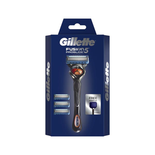 [แพ็คสุดคุ้ม] Gillette ยิลเลตต์ โปรไกลด์ ด้ามมีดโกน 1 ด้าม และใบมีดโกน 4 ชิ้น แถมฟรีฝาจัดเก็บ