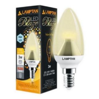 หลอดไฟ LED. E14LAMPTAN | LED BLAZE C37 3 W