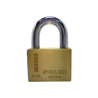 กุญแจลูกปืน SOLEX R45-45 45 MM SS SOLEX 45MM R45-45 SS PADLOCK