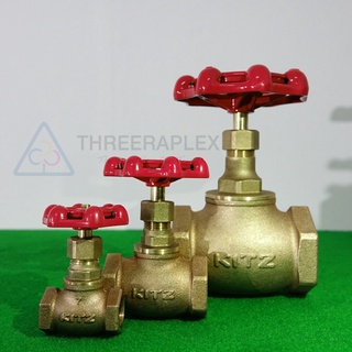 Globe valve KITZ รุ่นC ก๊อกวาล์ว โกล้บวาล์ว ก็อกวาล์ว วาล์วน้ำทองเหลือง วาล์วทองเหลือง