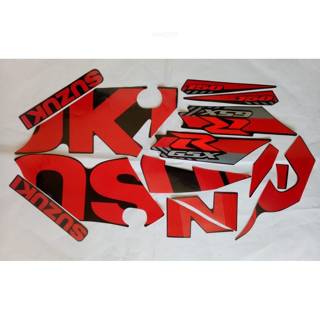 สติ๊กเกอร์แถบตัวถัง Suzuki gsx r150 - AHAMOTOR