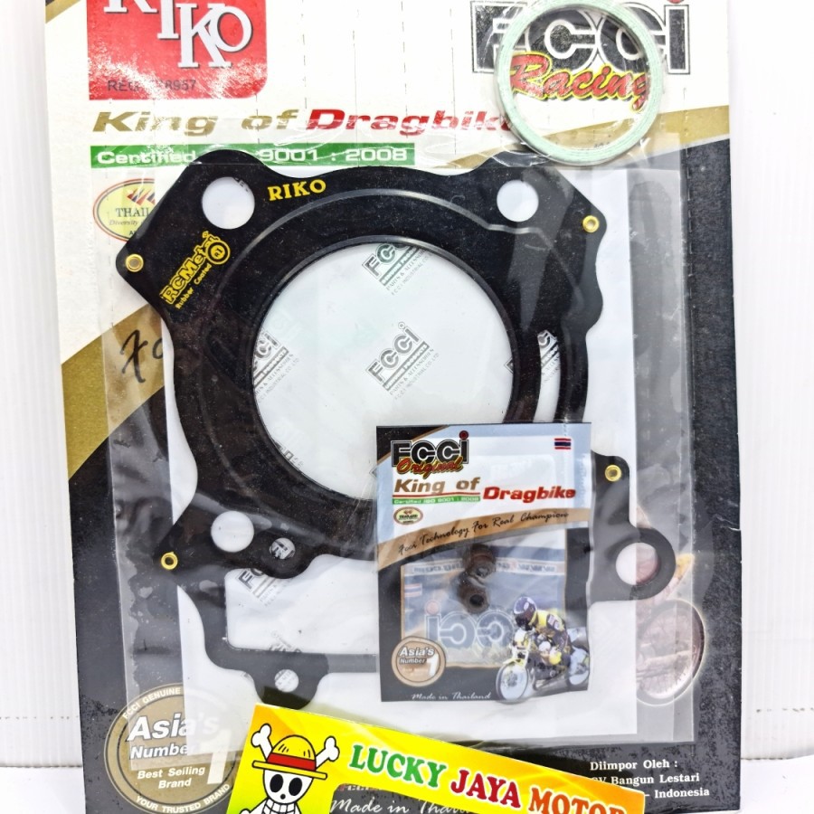 บรรจุ perpak Topset Kawasaki Bajaj 200ns 200 ns Plus RIKO ซีลวาล์ว