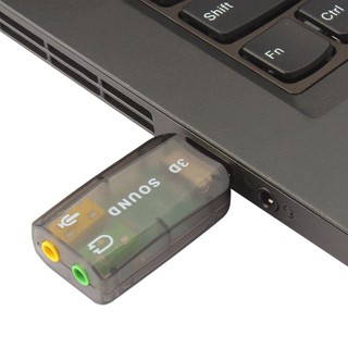 อะแดปเตอร์แปลงหูฟังไมโครโฟน USB 2.0