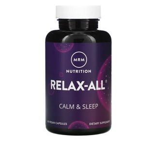 MRM Relax-All, Calm &amp; Sleep, 60 Vegan Capsules