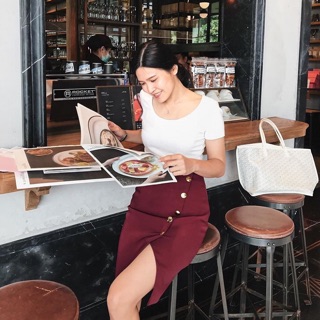 Tulip skirt (Burgundy)