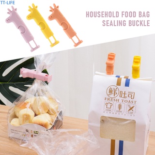 【TTLIFE】Household food bag sealing buckle Cute cute deer plastic sealing clip Snack tea fresh-keeping sealing