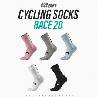 TITAN CYCLING SOCKS RACE 20 | ถุงเท้าปั่นจักรยาน