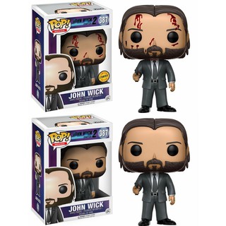 Funko Pop ภาพยนตร์บทที่ 2 - John Wick#ฟิกเกอร์ไวนิล Chase 387 ของเล่นสําหรับเด็ก