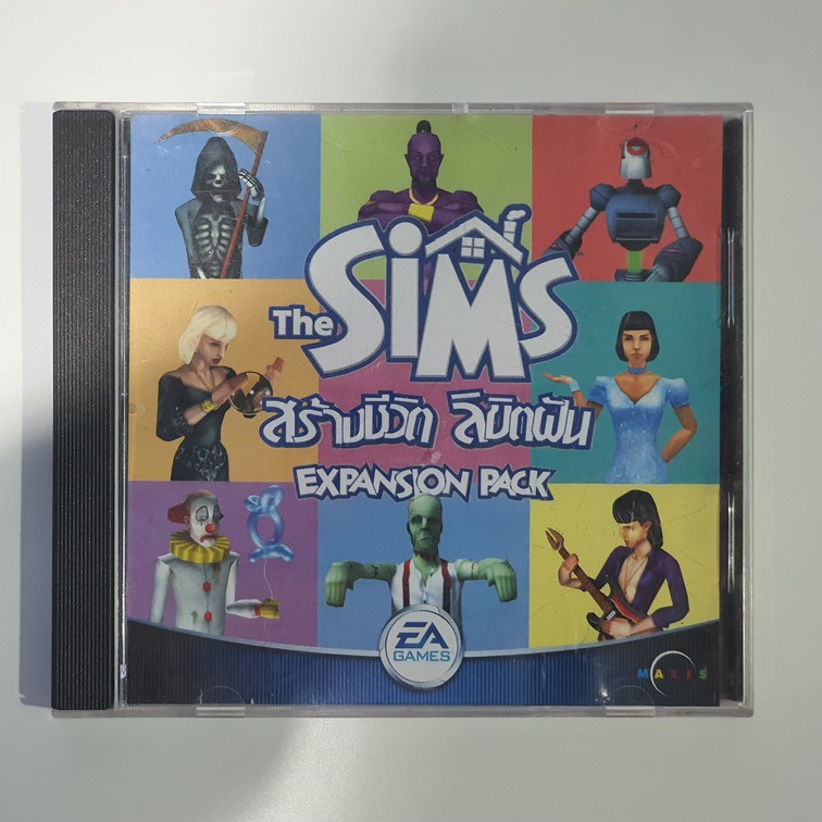 เกม The Sims 1 สร้างชีวิต ลิขิตฝัน (แผ่นแท้) มือ2 เกม pc คอม EA เกมส์ PC The Sim 1 Sim1 Sims1 sims