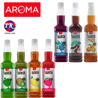 Aroma SQUASH อโรม่า น้ำผลไม้เข้มข้น น้ําเชื่อม 730มล. (หลายรสชาติ)