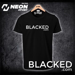 คอลูกเรือเสื้อยืดสกรีน BLACKEDS-5XL