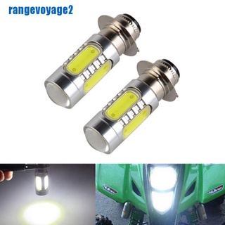 [range2] หลอดไฟหน้ารถจักรยานยนต์ สกูตเตอร์ LED PX15D P15D Hi-Lo Beam 1 ชิ้น