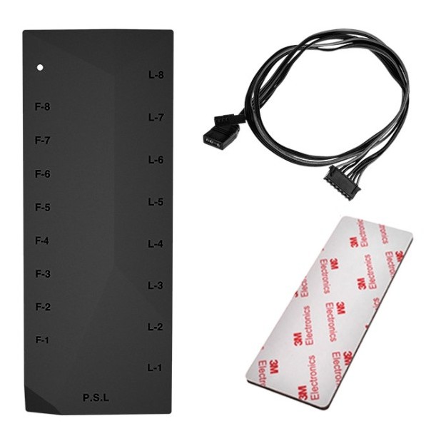 ID-Cooling HA-02/HA-08 ARGB Fan Hub 4pin PWM+ARGB 3pin 5V 8 port
