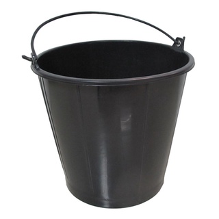 ถังหูหิ้ว รุ่น 22 ขนาด 22 ลิตร สีดำ สายยาง ที่ฉีดน้ำ Handle Bucket Model 22 Size 22 Liters Black