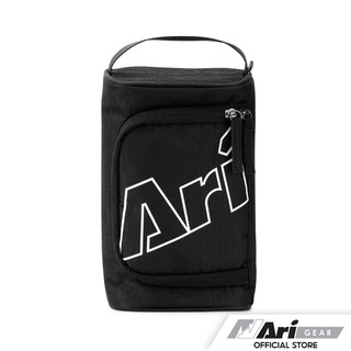 ARI COMPACT TOILETRY BAG - BLACK/WHITE กระเป๋าเก็บอุปกรณ์ อาริ คอมแพค สีดำ