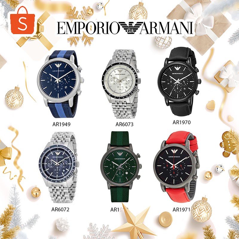 Emporio Armani นาฬิกาข้อมือผู้ชาย รุ่น AR1949 AR6073 AR1970 AR6072 นาฬิกาแบรนด์เนม อามานี่  brandname watch OWA326