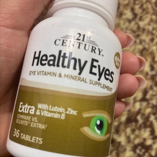 อาหารสำหรับดวงตา Healthy Eyes Extra 36 Tablets (21st Century) วิตามินบำรุงสายตา with Lutein, Zinc &amp; Vitamin B