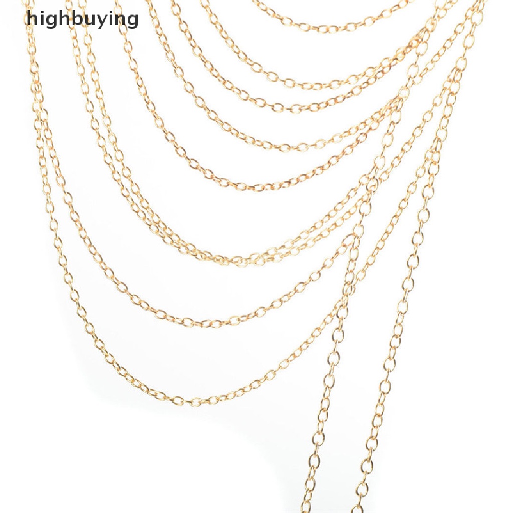 [highbuying] สไตล์แฟชั่น เซ็กซี่ ร่างกายผู้หญิง เครื่องประดับพู่ เชื่อมโยง ร่างกาย ไหล่ สร้อยคอโซ่ ใหม่
