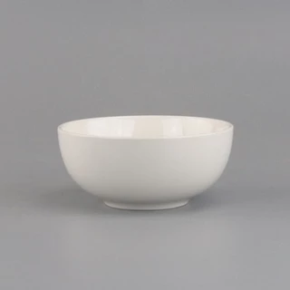 INDRA CERAMIC ชุดชาม ชุบเคลือบขาว เซรามิกเข้าไมโครเวฟได้