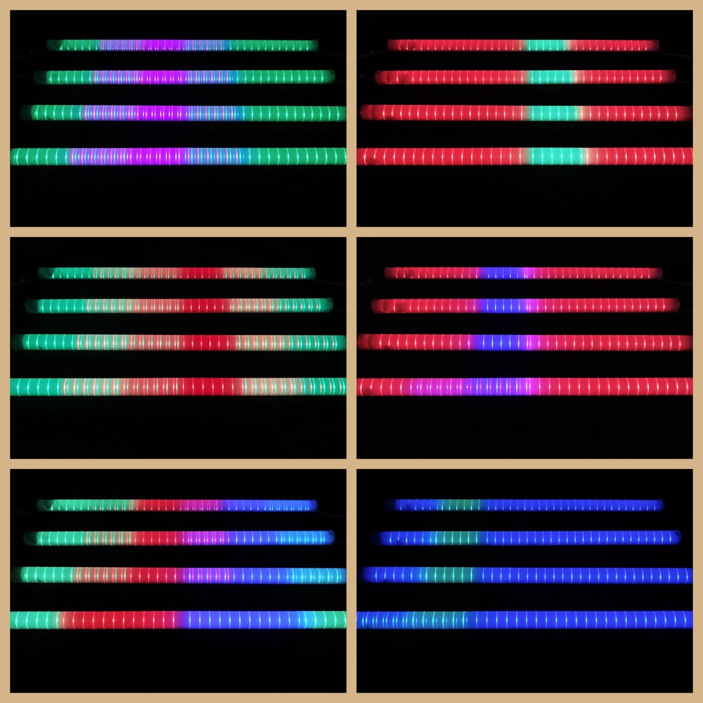 🔥 มีคลิป ไฟวิ่งแท่ง7สี ต่อพ่วงหลอดได้ ไฟวิ่งวิบวับ สลับเปลี่ยนสีได้ กันน้ำ จบทุกฟิลลิ่งในหลอดเดียว - รูปที่ 3
