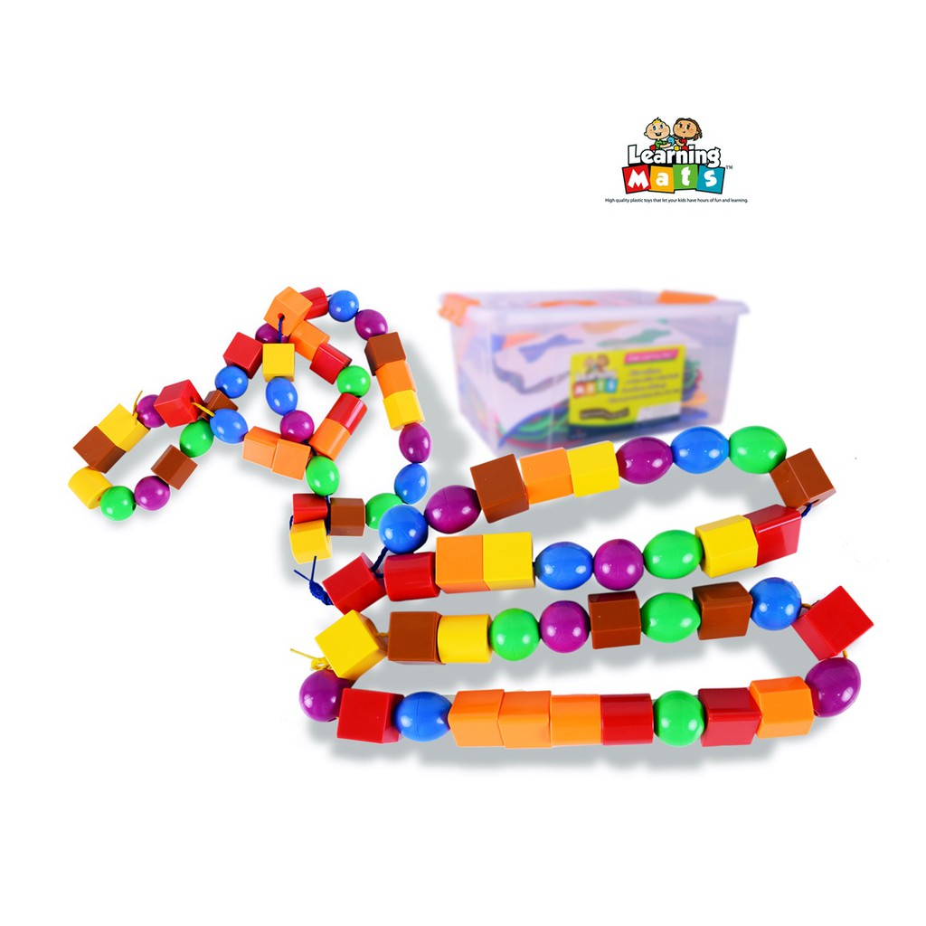 ร้อยลูกปัด 3 มิติ (Beaded 3D Models) [Learning Mats]