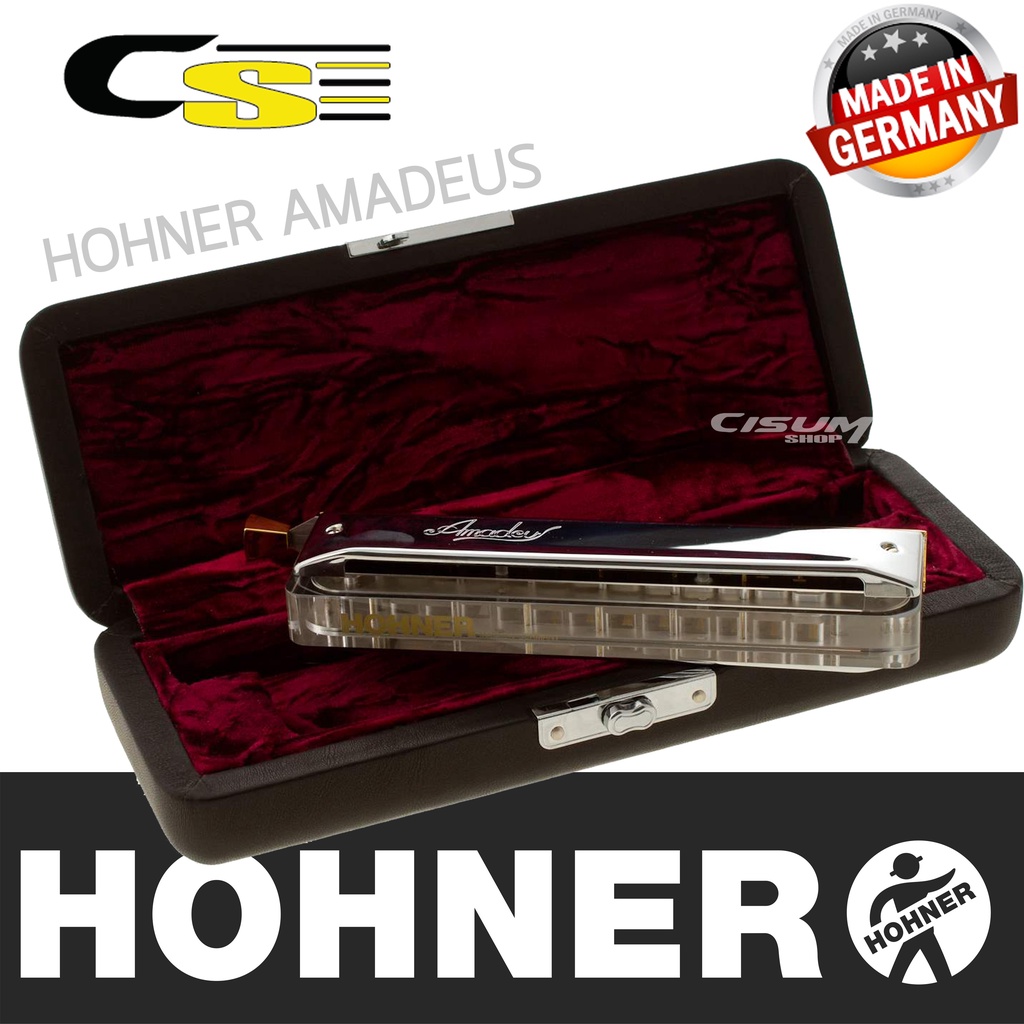 Hohner Amadeus C 7544/48C ฮาร์โมนิการ์ 12 ช่อง คีย์ C รุ่น Amadeus * Made in Germany  **มือ1 สินค้ามีตัวเดียวเท่านั้น**