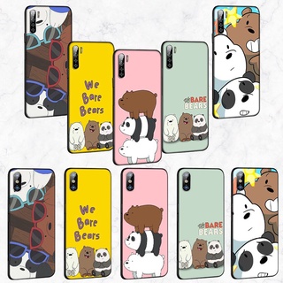 เคสโทรศัพท์มือถือซิลิโคนลายหมีสําหรับ Realme C21 C20 C17 C15 C12 C11 C3 C2 7 7I Pro Md80