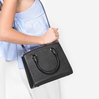 Chale&amp;Keith basic structured handbag