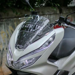 VISOR WINDSHIELD HONDA PCX 150 STANDARD | WINDSHIELD PCX 150 NEW MODEL STANDAR | AKSESORIS VISOR PCX 150 MODEL STANDAR MATERIAL AKRILIK BAHAN TEBAL 2MM