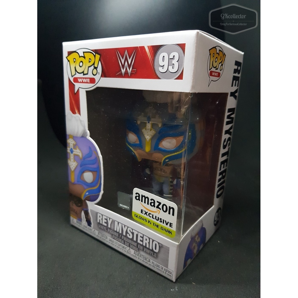 ✅2กล่องลด50% #93 Pop! Funko Rey Mysterio WWE wrestling Amazon Exclusive GITD มวยปล้ำ ของแท้ 100% มือหนึ่ง