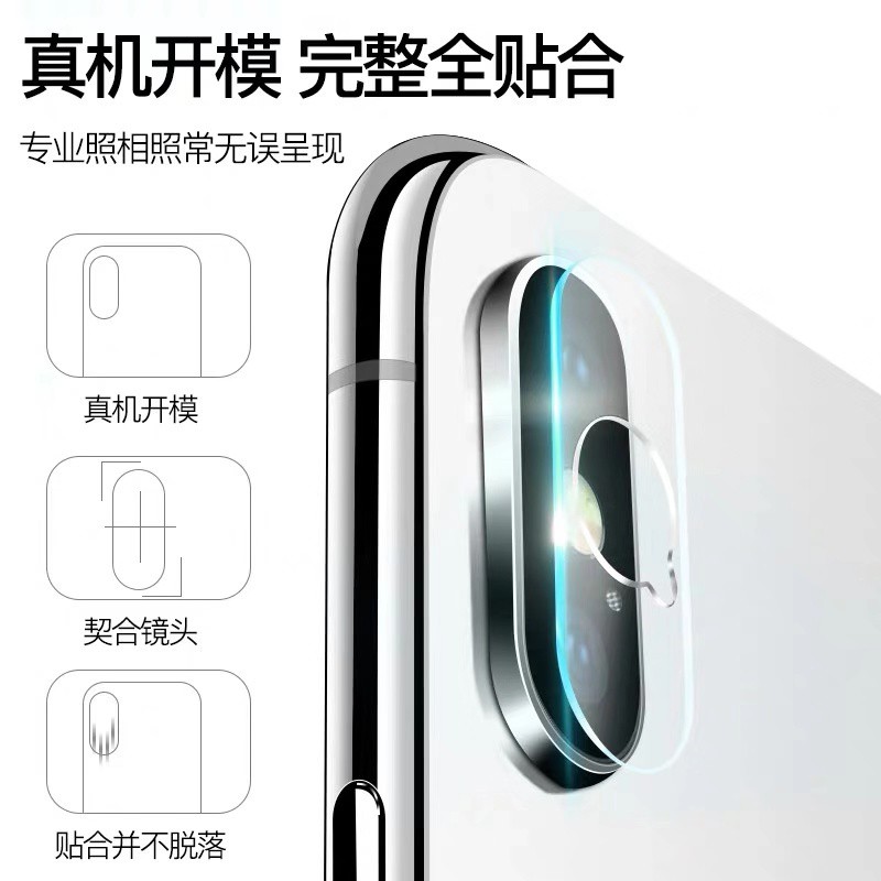 ฟิล์มเลนส์กล้อง iPhone X ฟิล์มกระจก เลนส์กล้อง ปกป้องกล้องถ่ายรูป Camera Lens Tempered Glass สินค้าใหม่ ราคา ถูกที่สุด ดีลบีเคเค แกลเลอรีภาพที่ 4