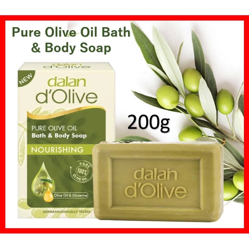 สบู่มะกอกแท้จากตุรกี บำรุงผิว dalan d’olive 200g