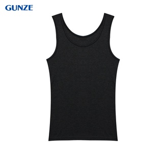 GUNZE เสื้อกล้าม Plus-Size รุ่น NH2A09 สีดำ