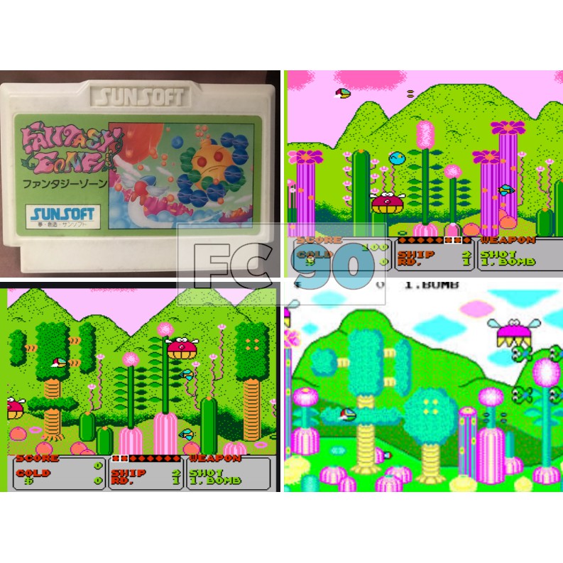 เกมแฟนตาซีโซน Fantasy Zone [FC] ฟามิคอม ตลับแท้ Famicom มือสอง สำหรับนักสะสมของเล่นเกมเก่ายุค90